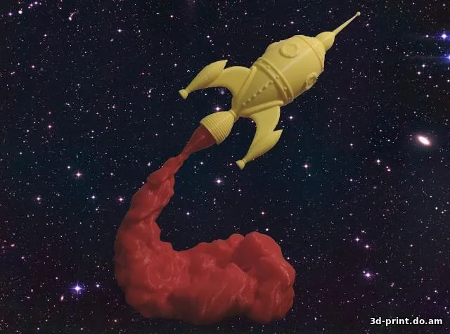 3D-модель "Ракета настольная"