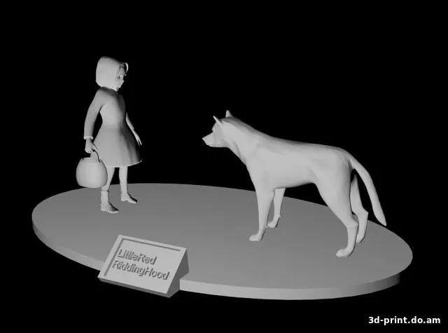 3D-модель "Красная шапочка"