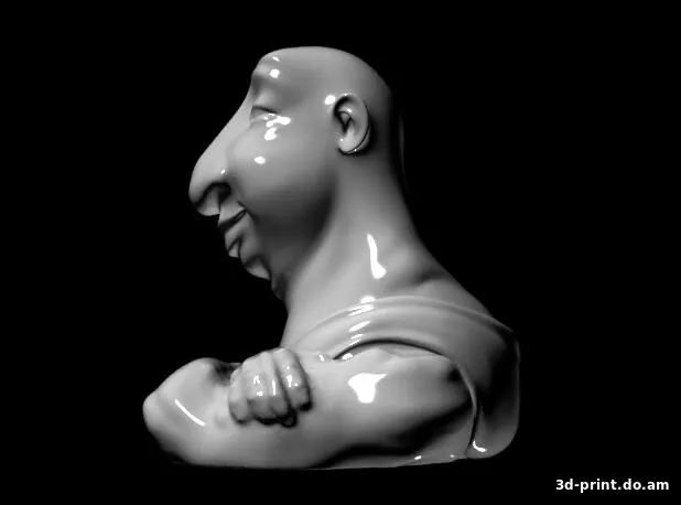 3D-модель "Бюст Рукожоп"