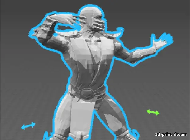 3D-модель "Scorpion" из Мортал Комбат