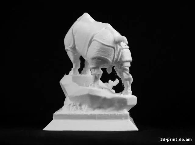 3D-модель "Носорог в музее Орсе, Париж"