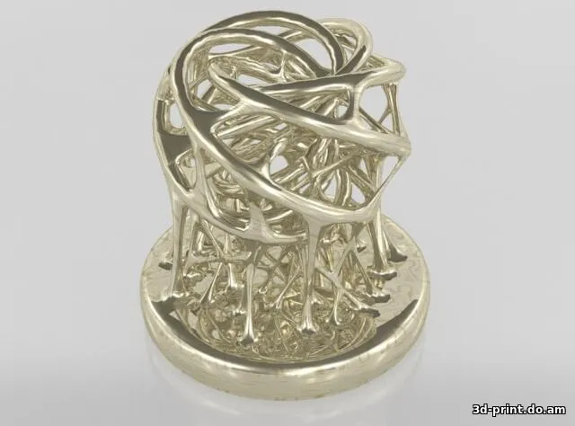 3D-модель "Абстрактная скульптура (вихрь)"