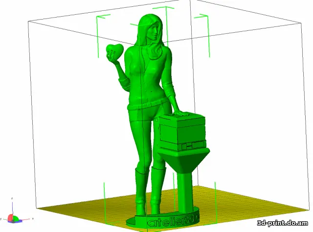 3D-модель "Напечатано с любовью(printed with Love)"
