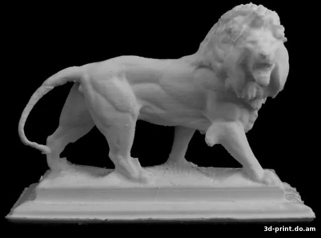 3D-модель "Maiwand лев"