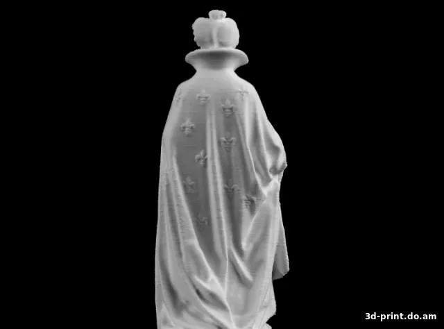 3D-модель "Мария, королева Шотландии в Люксембургском саду, Париж"