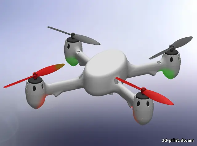 3D-модель "Корпус для квадрокоптера blade 200 QX"