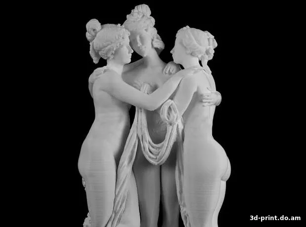 3D-модель "Три грации в Эрмитаже, Россия"