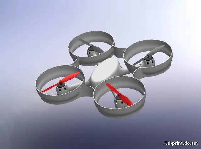 3D-модель "Корпус для квадрокоптера blade 200 QX"