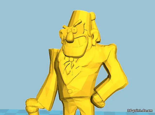 3D-модель "Stan / Стэн" из мультика Gravity falls