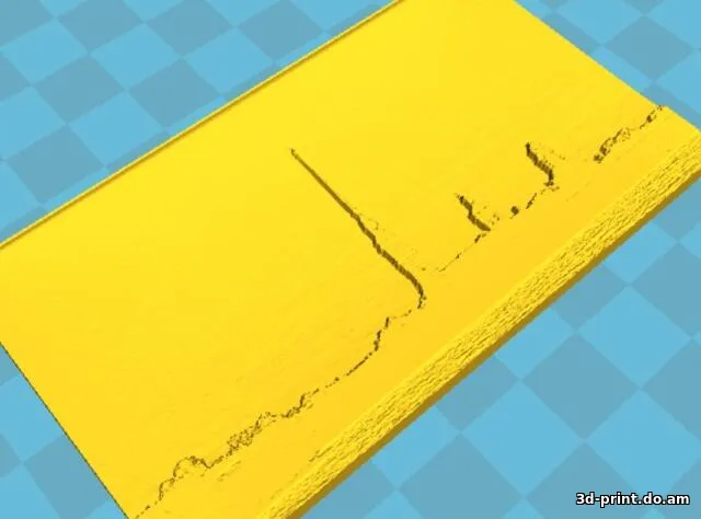 3D-модель "Барельеф "Петропавловская крепость""