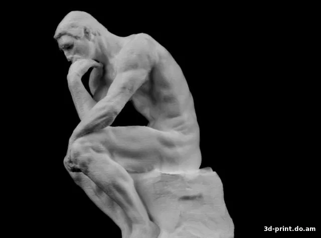 3D-модель "«Мыслитель» в Музее Родена, Франция"
