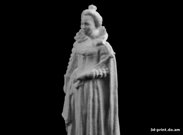 3D-модель "Мария Медичи в Люксембургском саду, Париж"