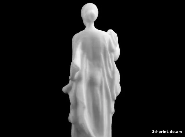 3D-модель "Статуя женщины в саду Тюильри, Париж, Франция"