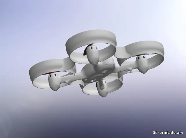3D-модель "Корпус для квадрокоптера blade 200 QX"