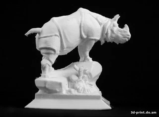 3D-модель "Носорог в музее Орсе, Париж"