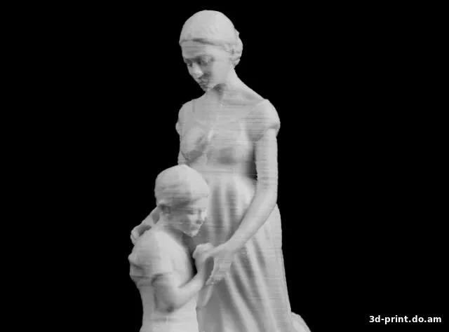 3D-модель "«Молитва» в Королевском музее изящных искусств Бельгии, Брюссель"