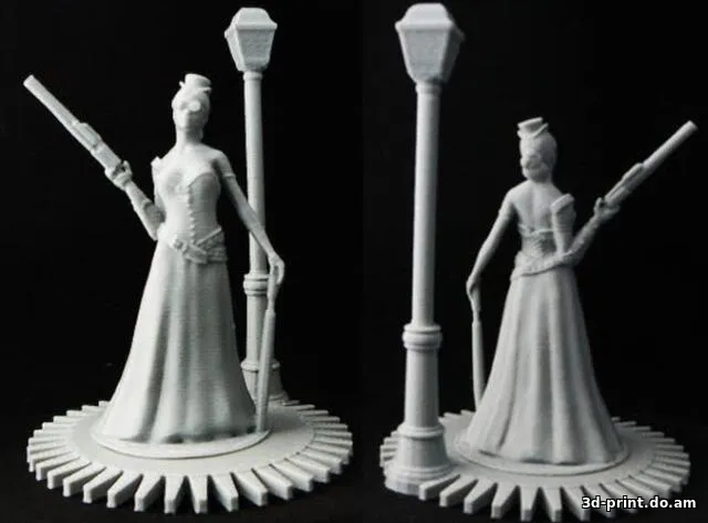 3D-модель "Леди в стиле "стимпанк" (Steam Lady)"