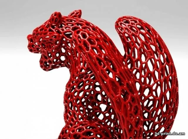 3D-модель "Гаргулья in stile Voronoi"