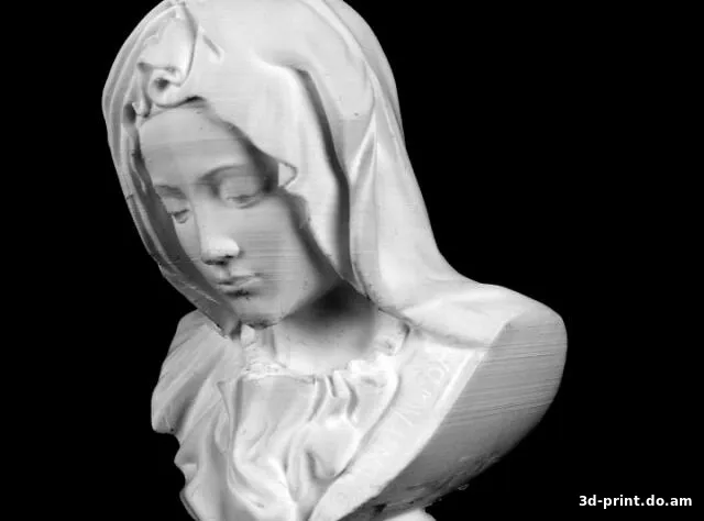 3D-модель "Бюст Марии из Пьеты в соборе Святого Петра, Ватикан"