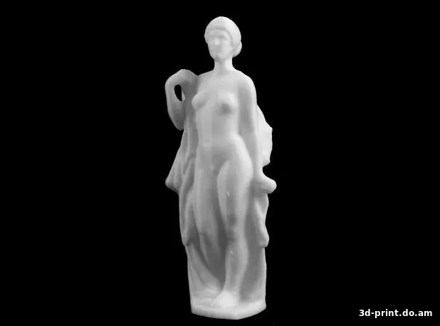3D-модель "Статуя женщины в саду Тюильри, Париж, Франция"