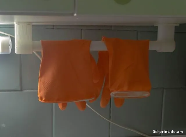 3D-модель "Сушилка с использованием трубы ПВХ 20 мм."