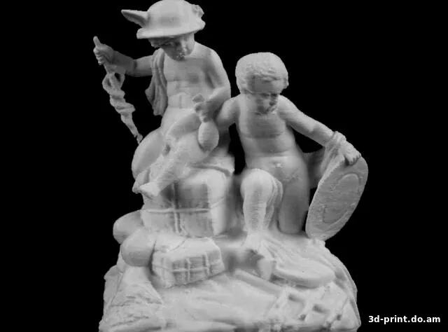 3D-модель "Аллегория торговли и судоходства в Брюсселе, Бельгия"