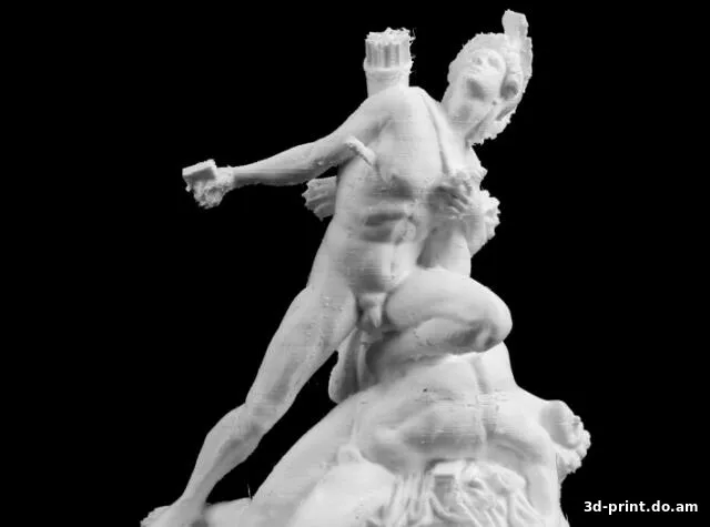 3D-модель "Нис и Эвриал в Лувре, Париж"