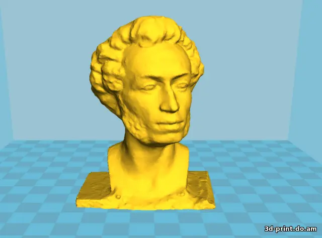 3D-модель "Бюст Пушкин А.С."