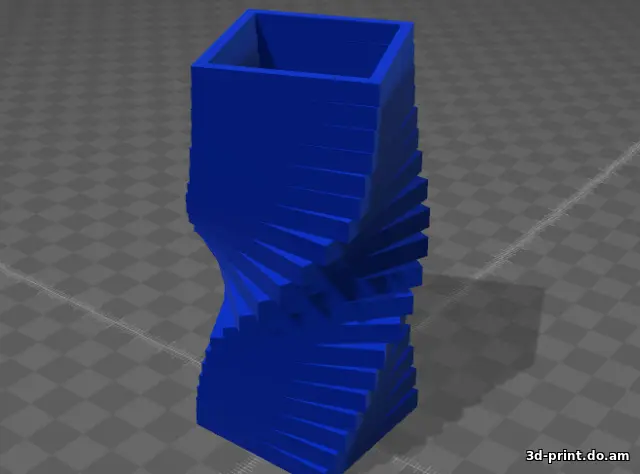 3D-модель "Геометрическая хаотическая ваза"