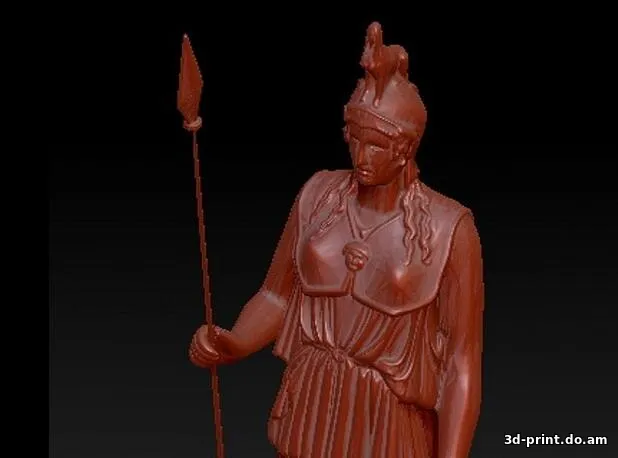 3D-модель "Военная женщина"