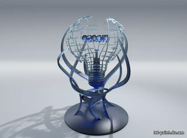 3D-модель "lamp / Лампа настольная"