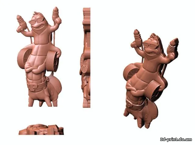 3D-модель "Bombyx mori / Шелкопряд"