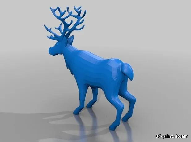 3D-модель "Северный олень"