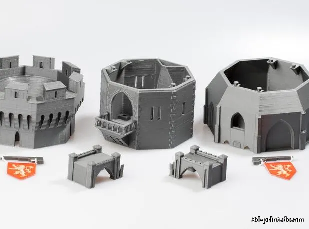 3D-модель "Скворечник - замок"