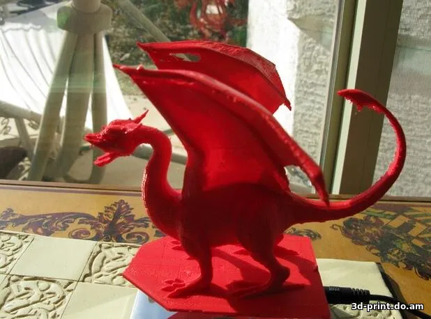 3D-модель "Красный дракон"