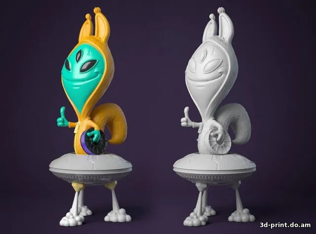 3D-модель "Инопланетный гость"