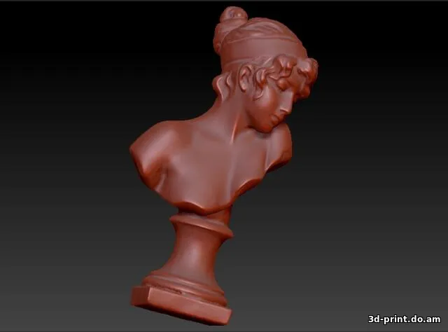 3D-модель "Бюст красавицы"