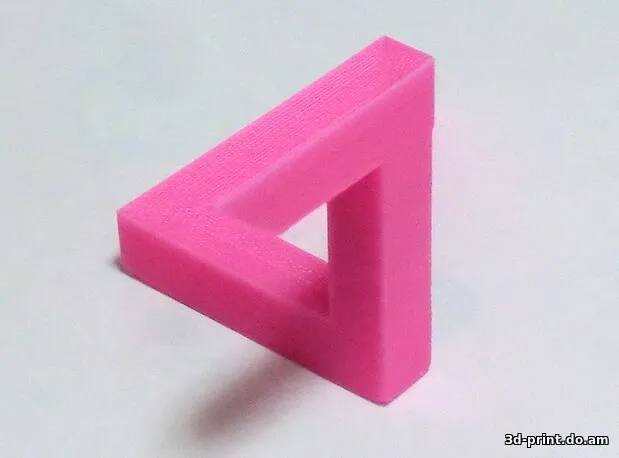 3D-модель "Треугольник - оптическая иллюзия"