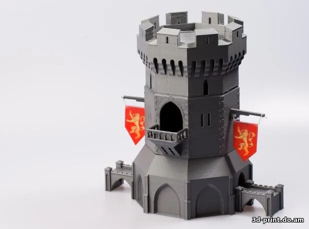 3D-модель "Скворечник - замок"