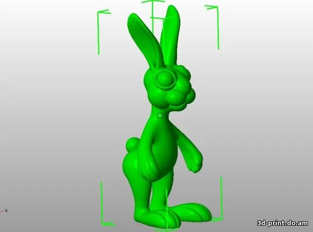 3D-модель "Заяц но двух ногах"