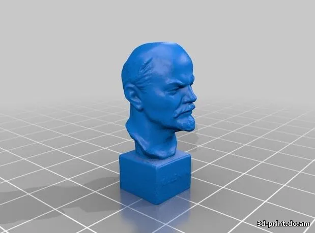 3D-модель "Бюст Дедушка Ленин"