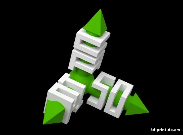 3D-логотип "Три измерения (оригинал)"