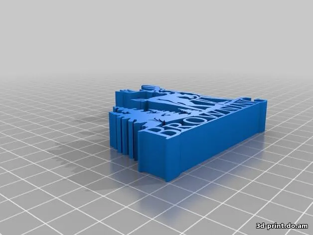 3D-модель "Логотип оружейной фирмы Browning"