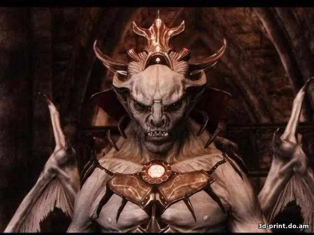 3D-модель "Голова и торс ввампира" 3D-модель "Голова и торс ввампира"