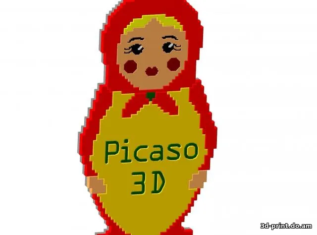 3D-логотип "PICASO Матрешка"