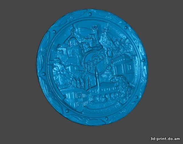 3D-модель "Скан тарелки "Крым""