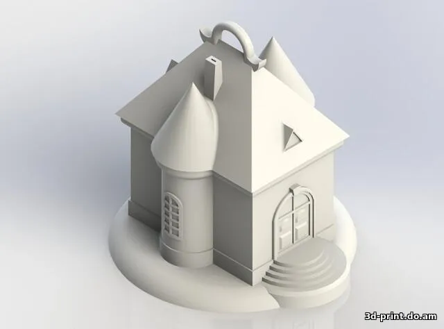 3D-модель "Домик висюлька"