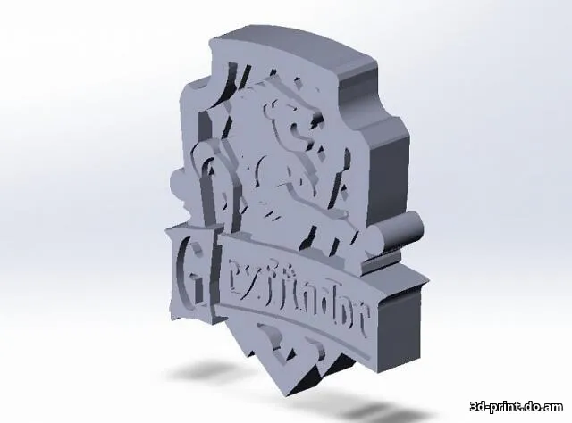 3D-логотип "Gryffindor"