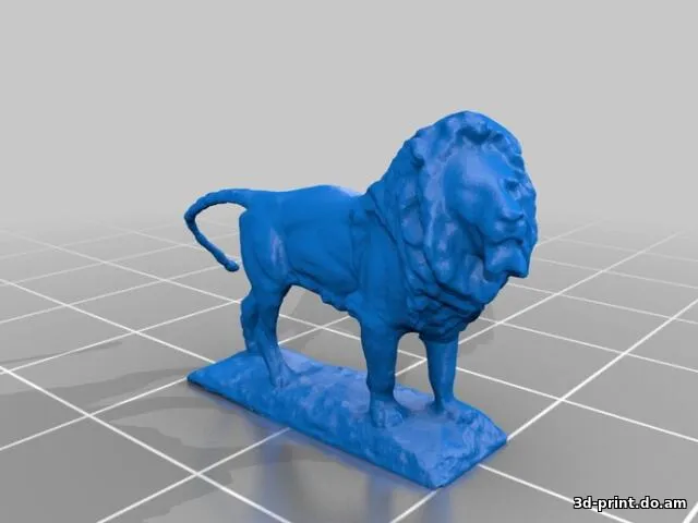 3D-модель "Статуя льва" 3D-модель "Статуя льва"