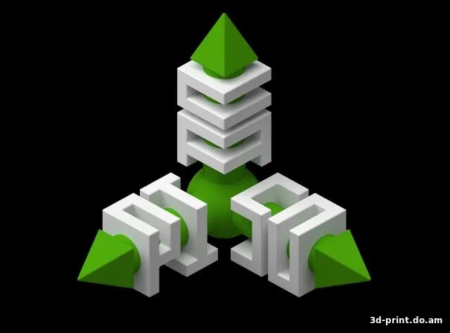 3D-логотип "Три измерения (оригинал)"